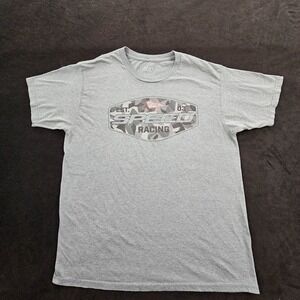 K1 Speed Racing Gray Short Sleeve Cotton Blend T-Shirt Men's L